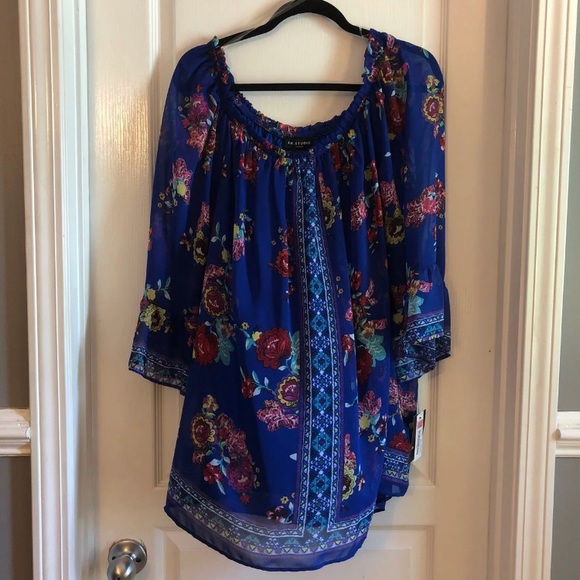 🚫❌SOLD❌+ Size Flirty Versatile top NWT - Picture 1 of 6
